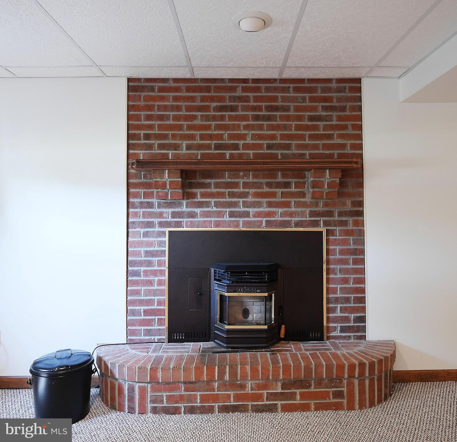 1451 Oldfield Point Road Elkton, MD 21921 - Photo 29 of 51 Pellet stove in the rec room