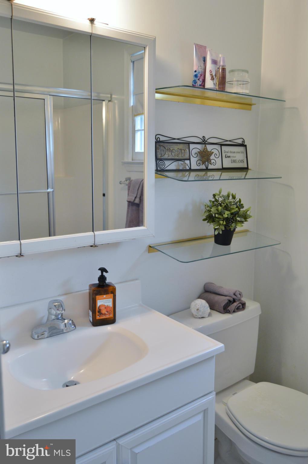 2017 Hopefield Road Silver Spring, MD 20905 - Photo 23 of 30 a bathroom with a sink a toilet and mirror