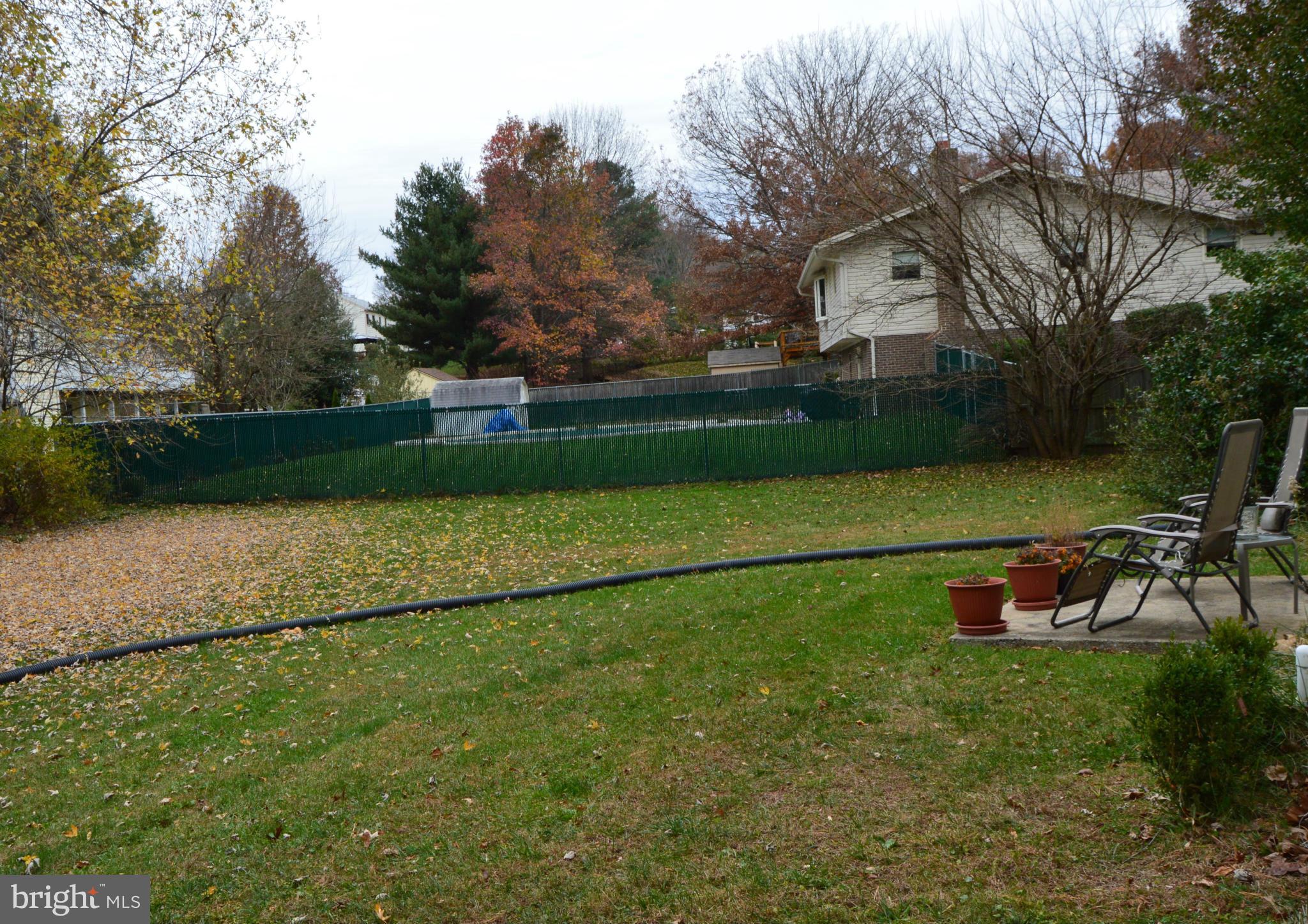 2017 Hopefield Road Silver Spring, MD 20905 - Photo 29 of 30 a view of a yard with a bench and trees