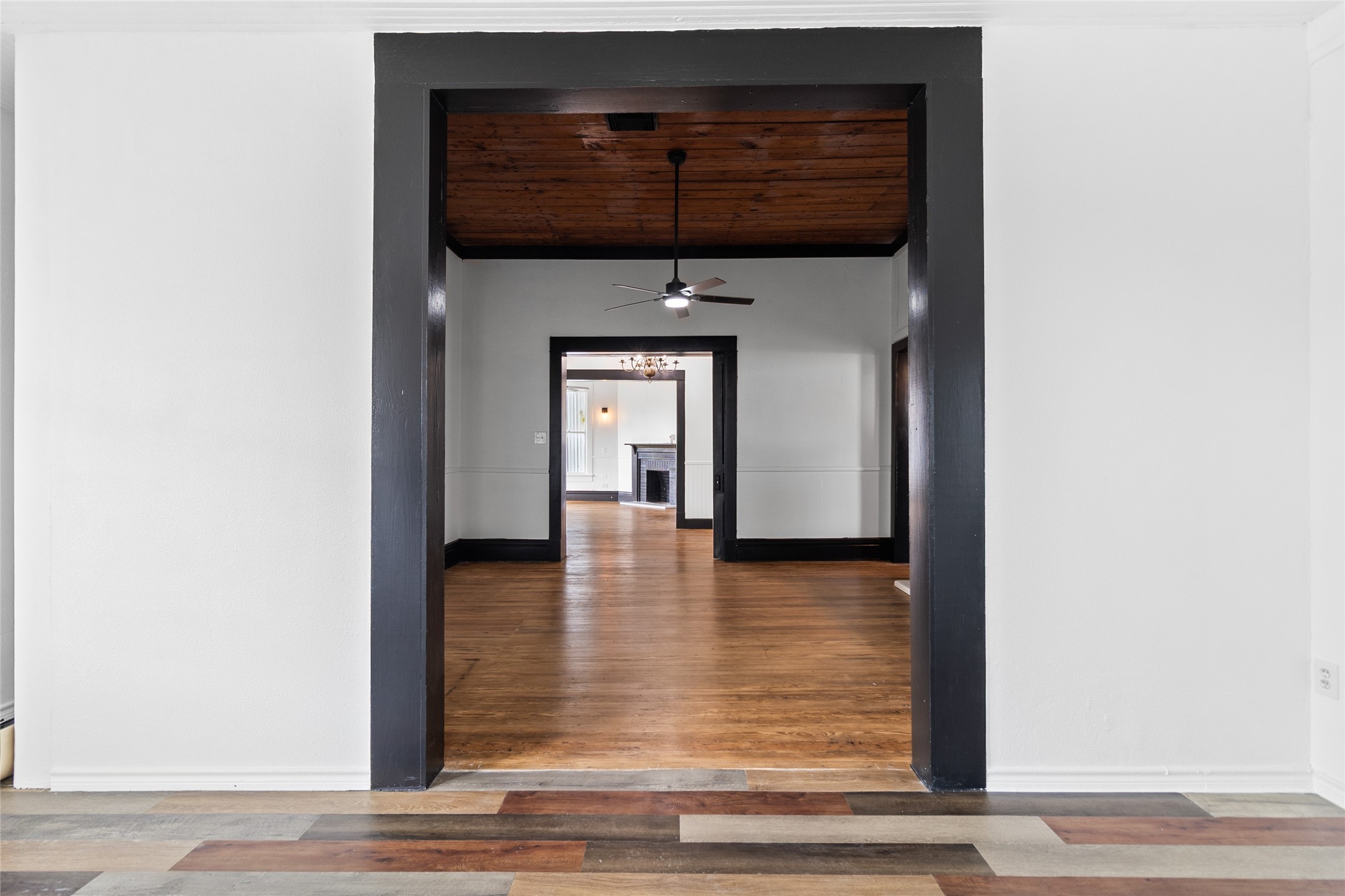 327 South Robb Street Trinity, TX 75862 - Photo 8 of 20 a view of livingroom with wooden floor