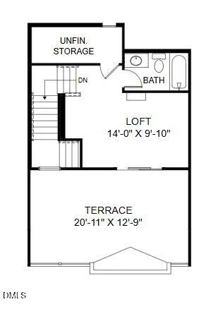 a view of a bench in a back yard