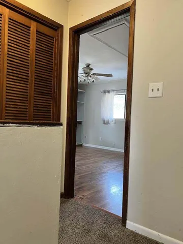 a view of front door