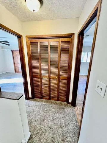 a view of front door