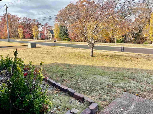 a view of an outdoor space and deck