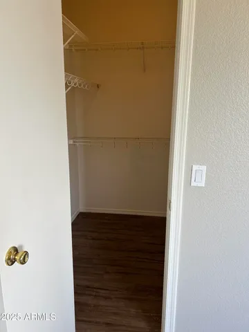 a view of walk in closet