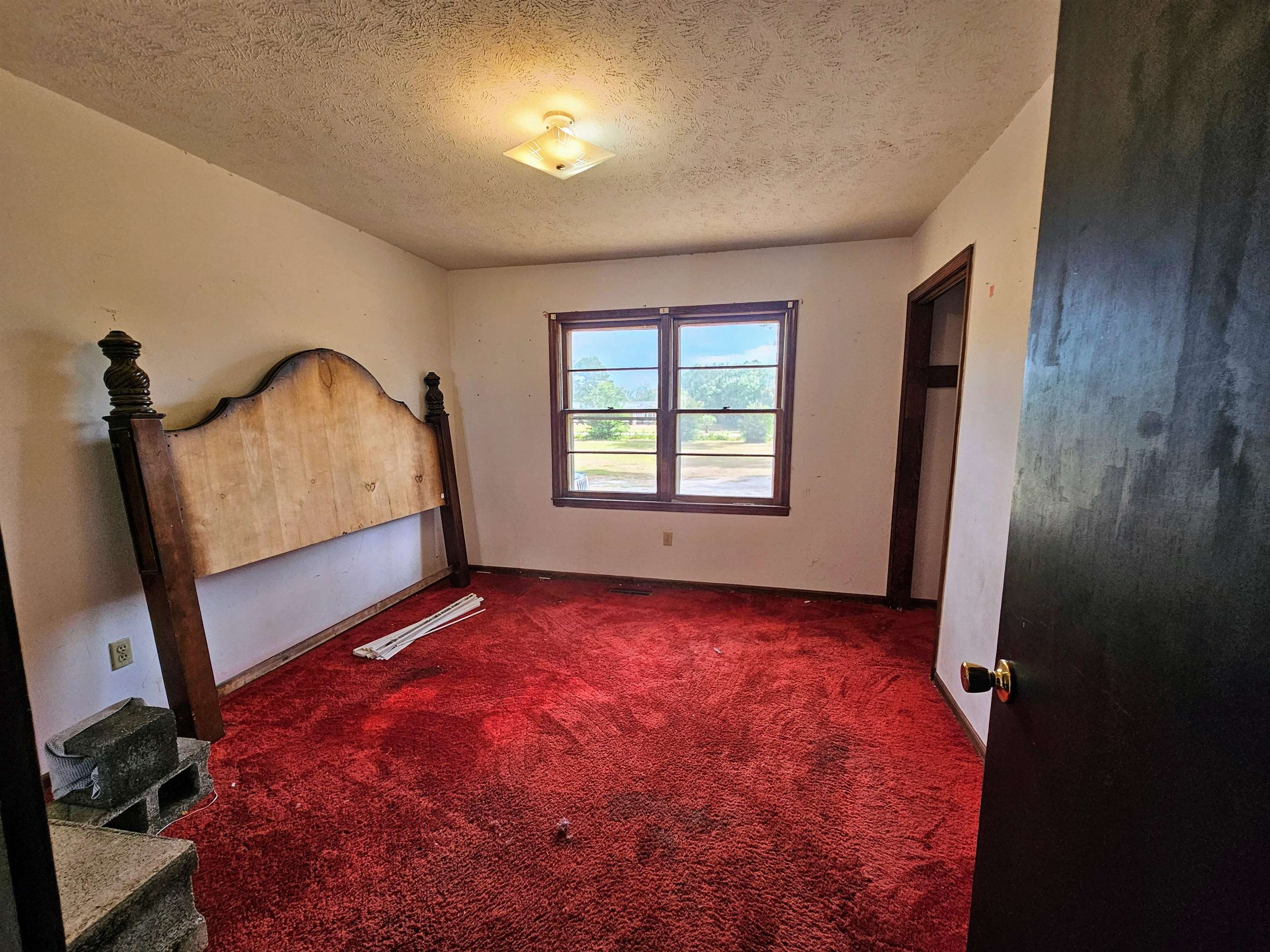 156 Small Road Sellers, SC 29592 - Photo 12 of 32 Bedroom with carpet and a textured ceiling
