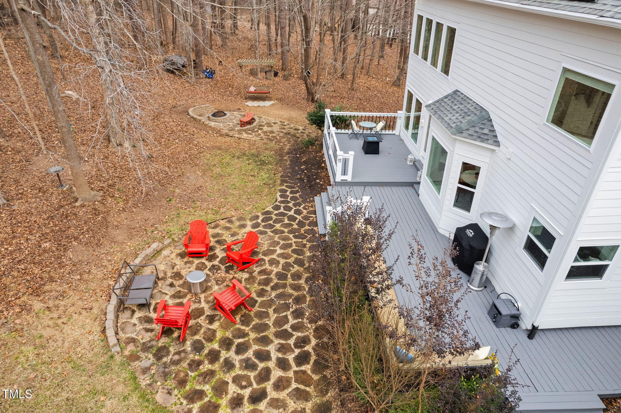 11409 South Lowell Road Bahama, NC 27503 - Photo 42 of 59 Backyard Aerial