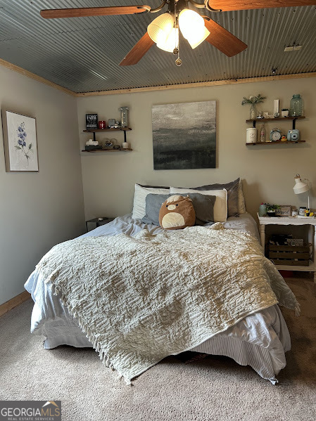 2838 Skitts Mountain Road Cleveland, GA 30528 - Photo 15 of 41 a bedroom with a bed and a flat screen tv