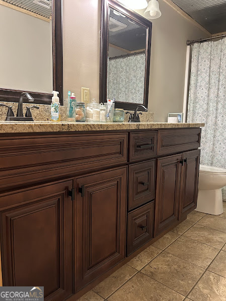 2838 Skitts Mountain Road Cleveland, GA 30528 - Photo 18 of 41 a bathroom with a sink and a mirror