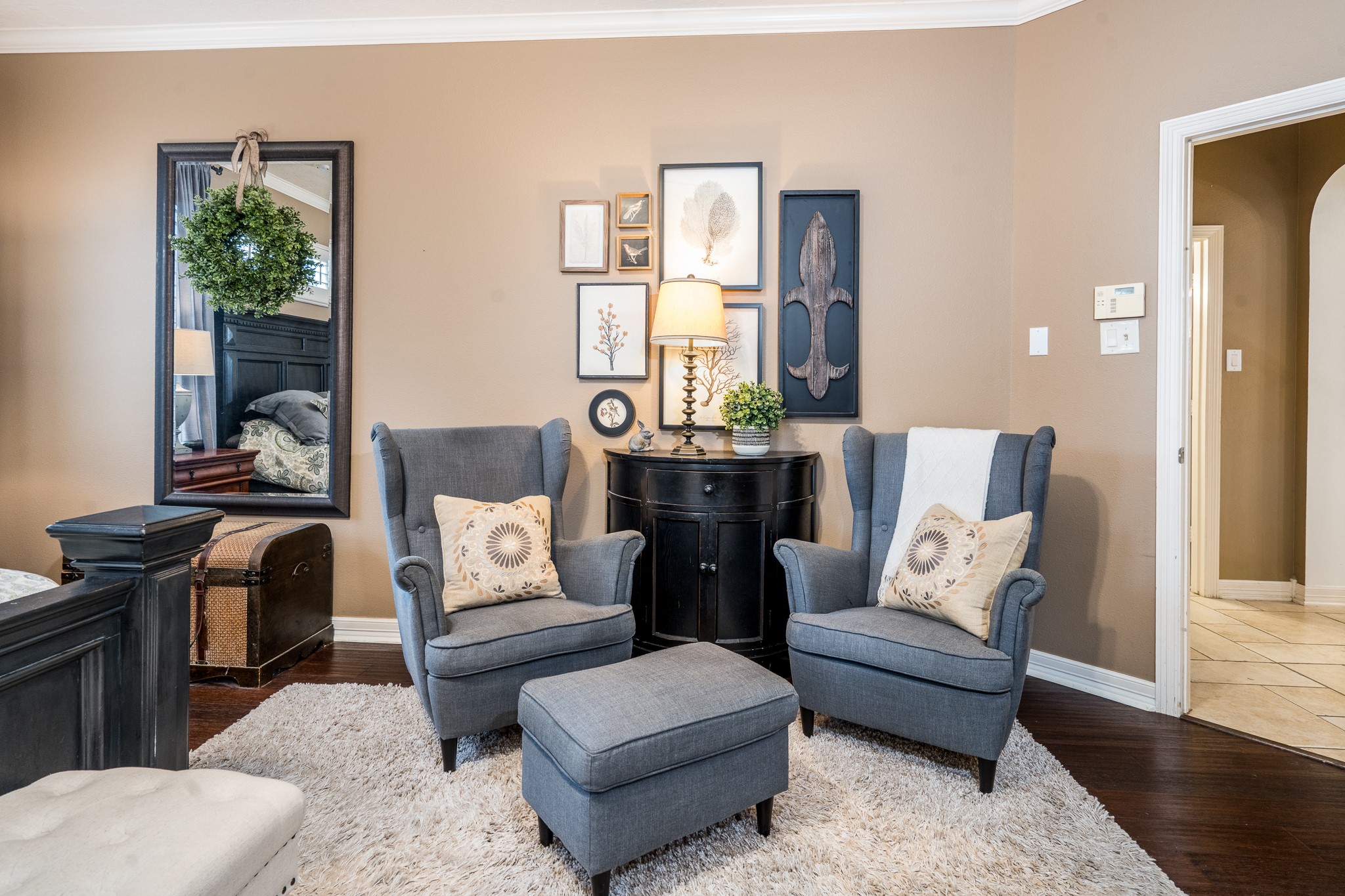 10411 Harnwell Crossing Drive Spring, TX 77379 - Photo 20 of 50 a living room with furniture and a potted plant