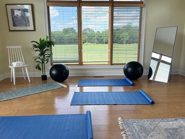 a view of livingroom with furniture and wooden floor