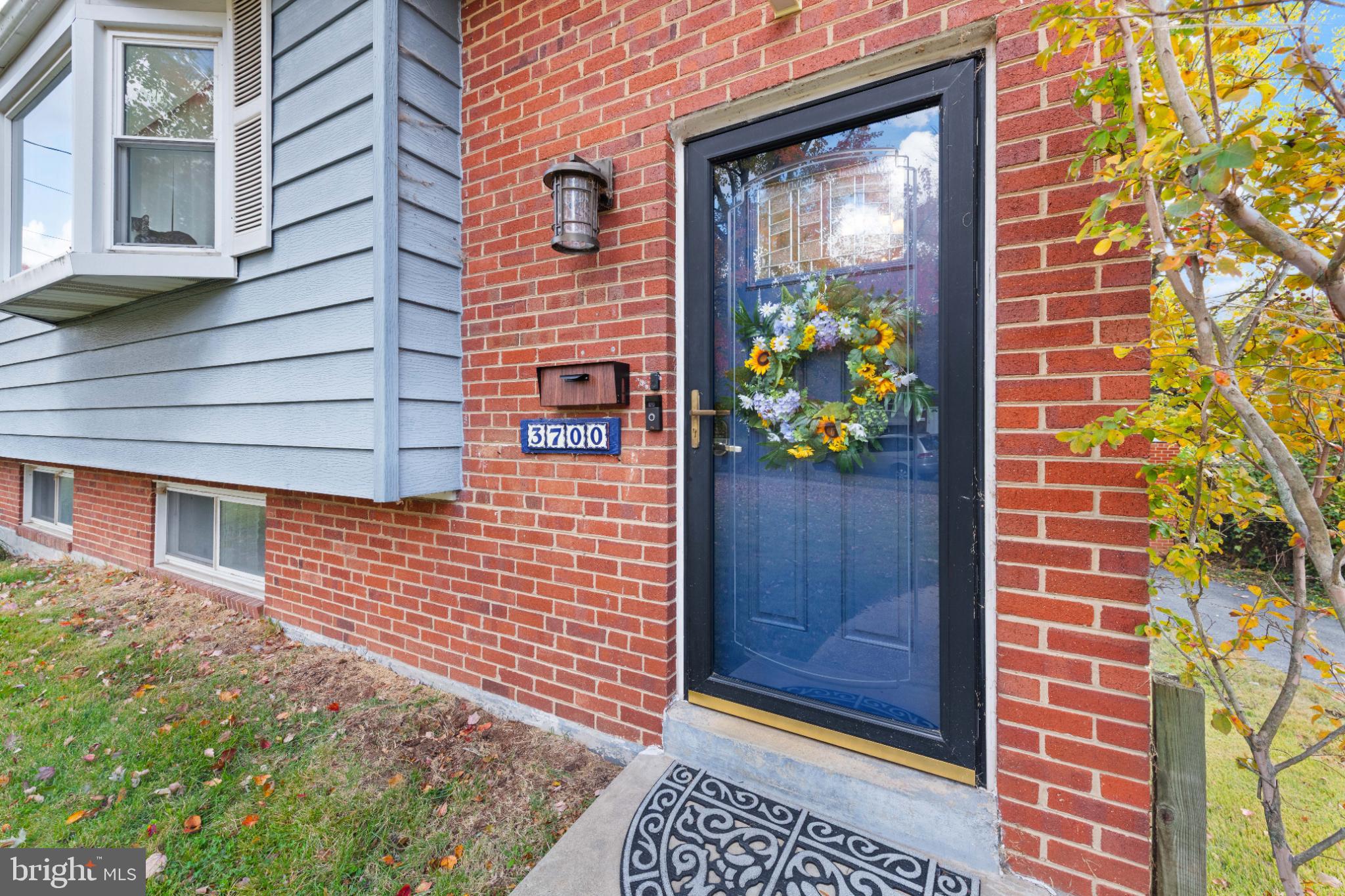 3700 Ralph Road Silver Spring, MD 20906 - Photo 4 of 30 Charming entryway with seasonal wreath.
