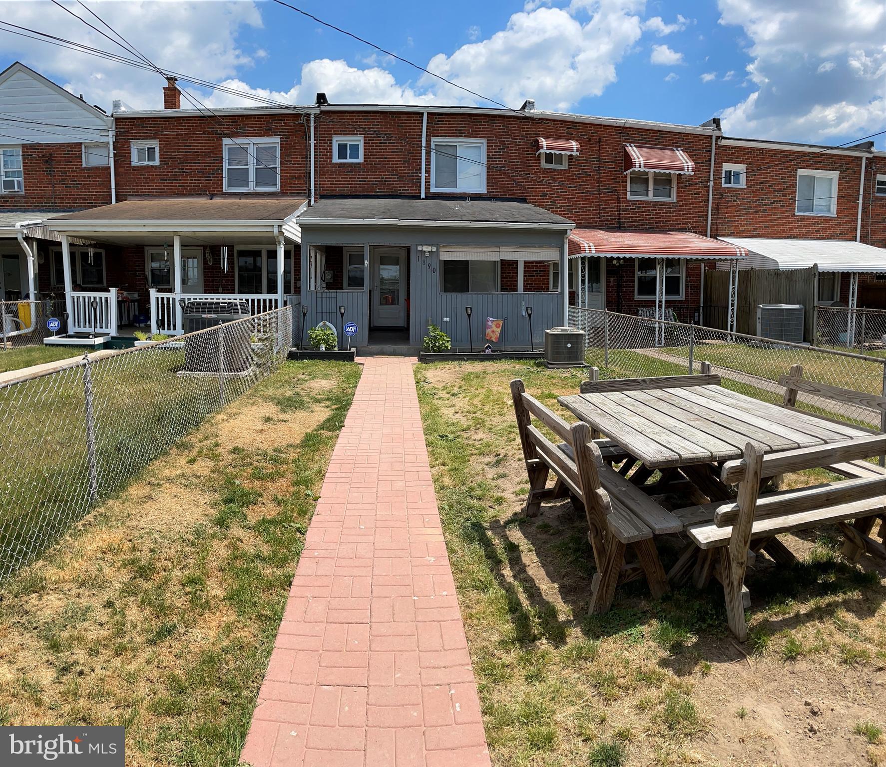 1890 Church Road Baltimore, MD 21222 - Photo 59 of 64 Large rear yard with covered patio