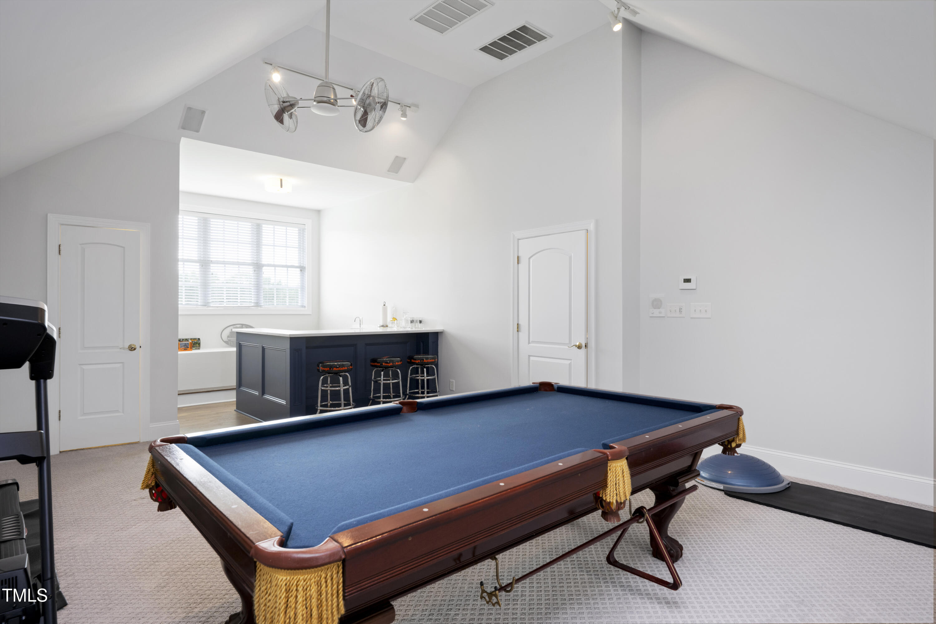 9820 Debnam Road Zebulon, NC 27597 - Photo 51 of 68 a room with pool table and windows