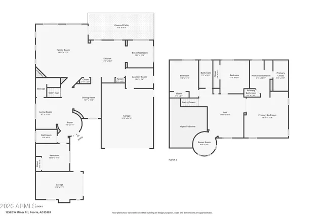 $600,000 | 12562 West Miner Trail, Peoria, AZ 85383
