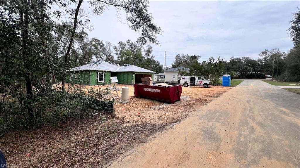 New home across the street from parcels