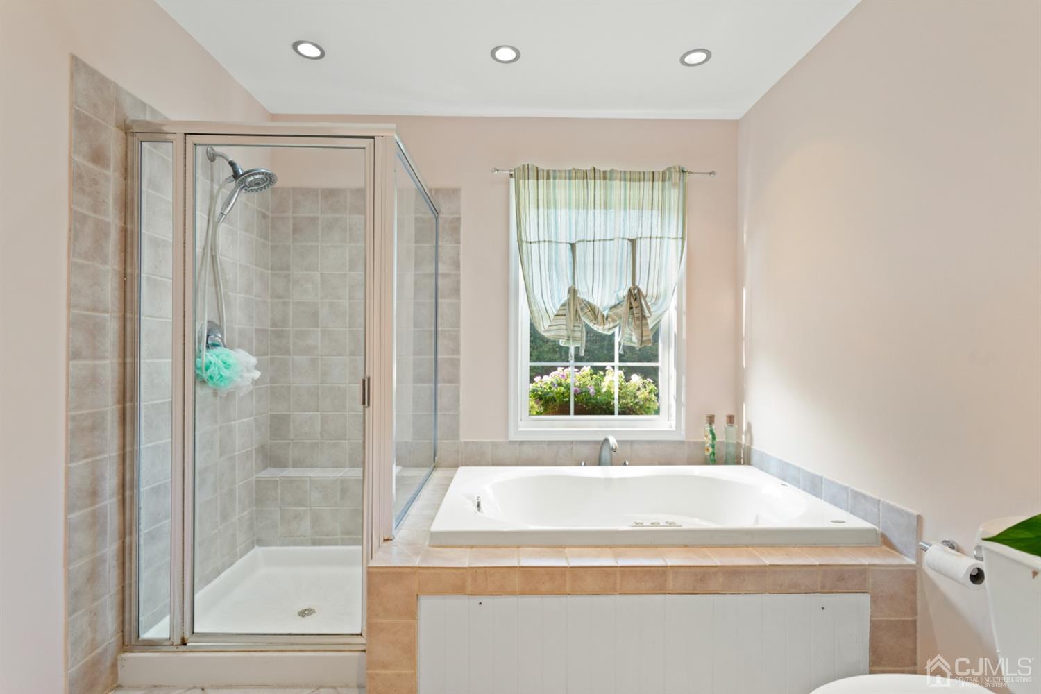 3 Rider Place West Windsor, NJ 08550 - Photo 18 of 33 a bathroom with a shower and a bathtub