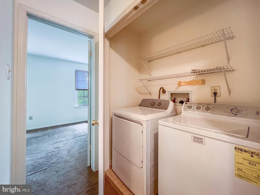 14 Carousel Circle Doylestown, PA 18901 - Photo 30 of 35 a utility room with dryer and washer