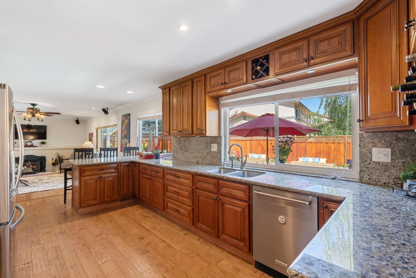 6570 Thames Drive Gilroy, CA 95020 - Photo 6 of 30 a kitchen with sink cabinets and window