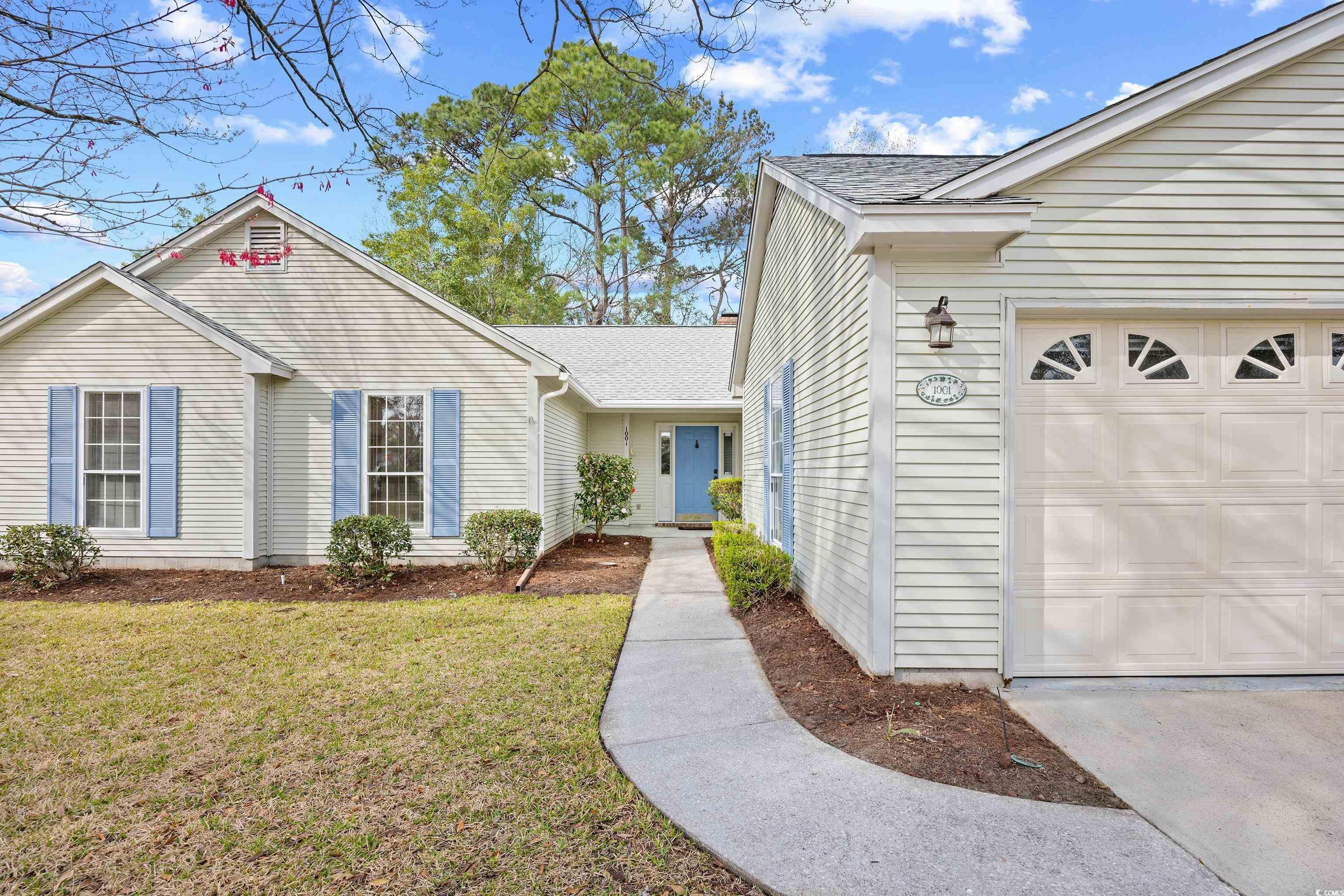 1001 Cardinal Court Murrells Inlet, SC 29576 - Photo 2 of 40 View of front of property featuring an attached ga