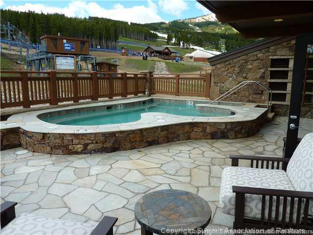 373 Timbertrail Road Breckenridge, CO 80424 - Photo 14 of 24 a view of a backyard with sitting area