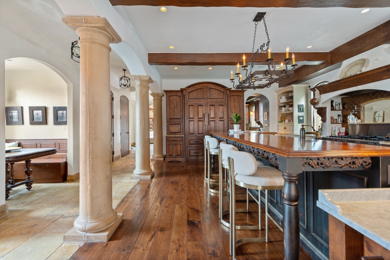 240 Spring Avenue Naperville, IL 60540 - Photo 11 of 43 a view of a dining room with furniture window and wooden floor