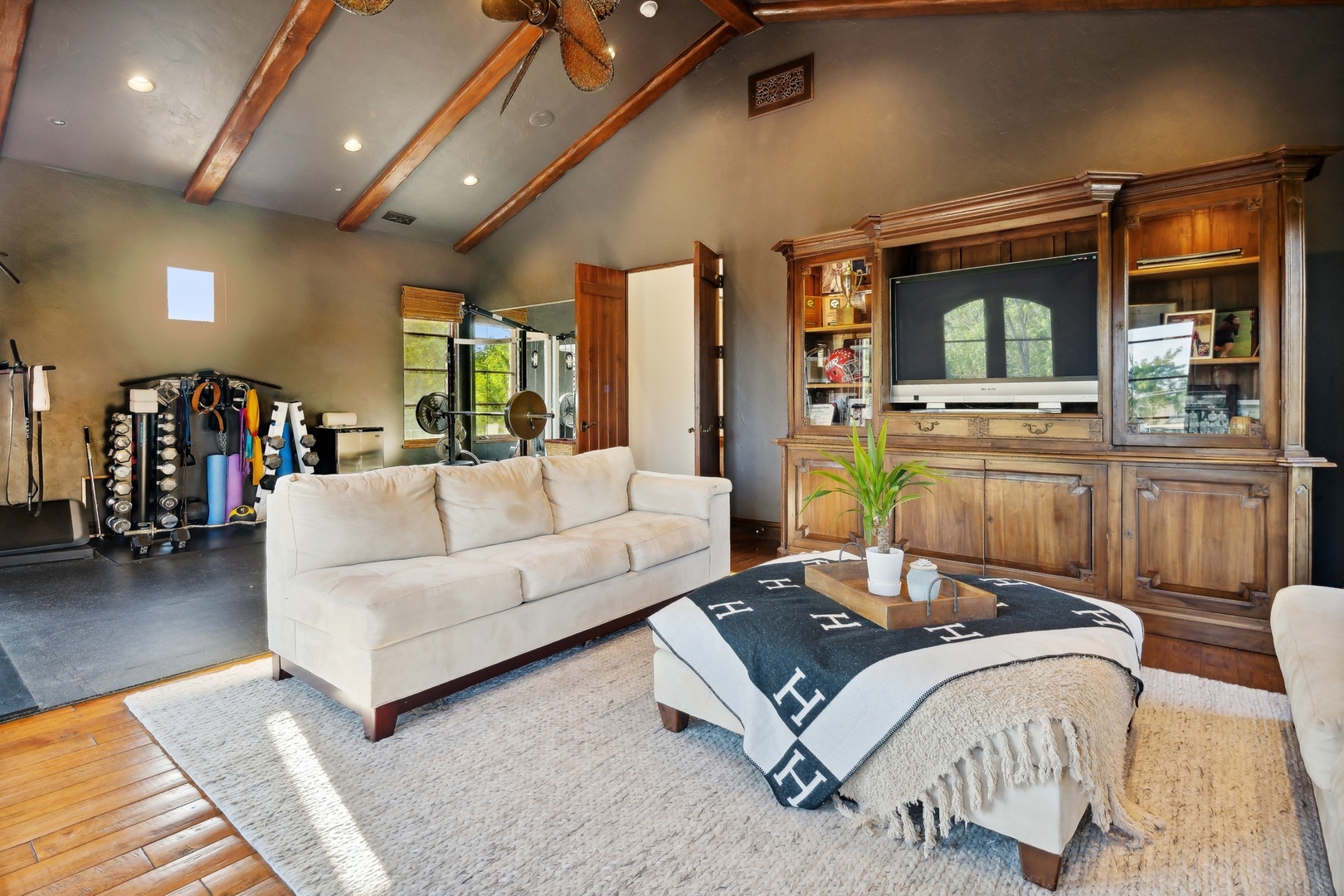 240 Spring Avenue Naperville, IL 60540 - Photo 35 of 43 a living room with furniture and a flat screen tv