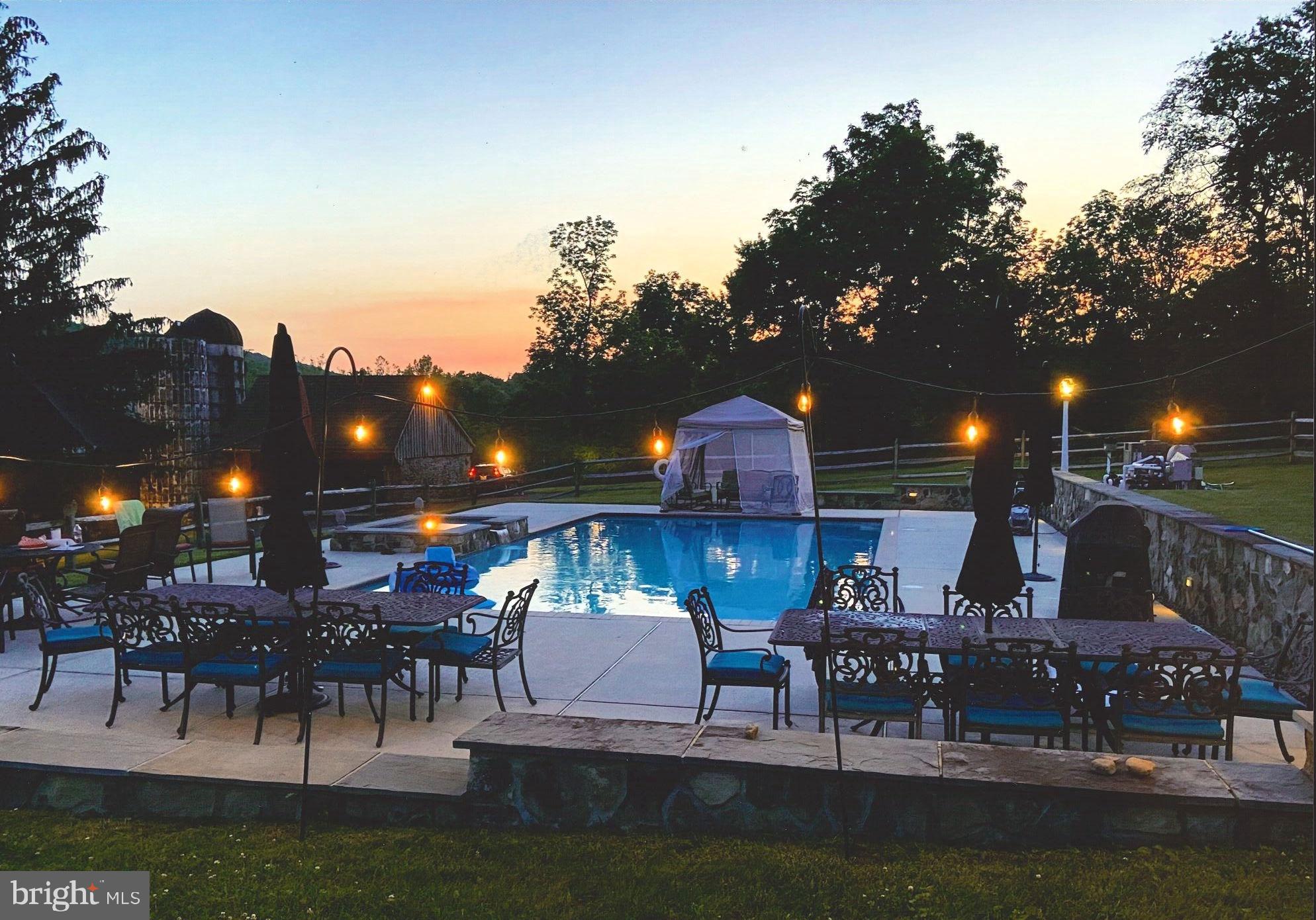 1551 Old Ridge Road Pottstown, PA 19465 - Photo 6 of 78 Twilight at the Pool