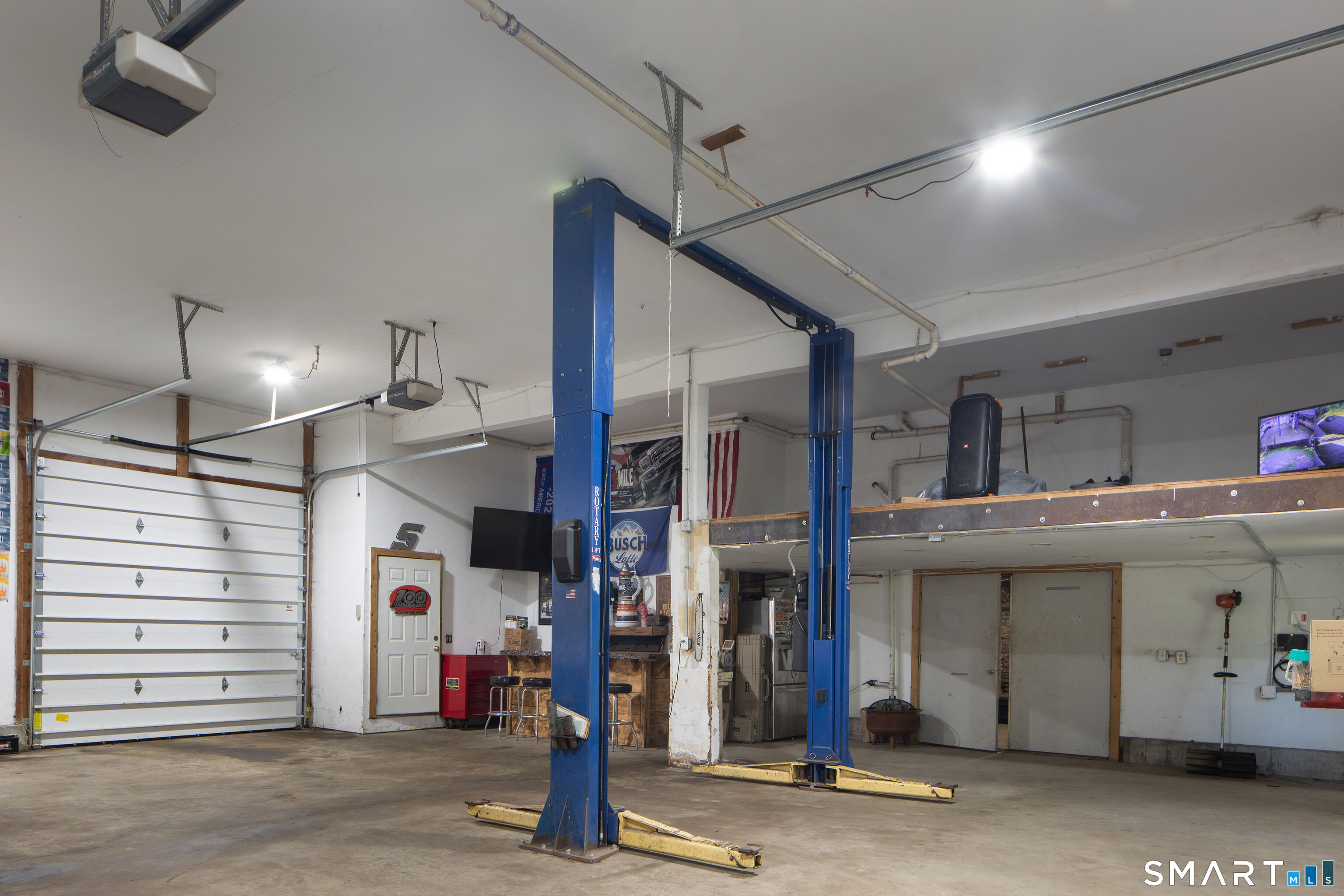 155 Winchester Road Norfolk, CT 06058 - Photo 5 of 27 Large garage with lift