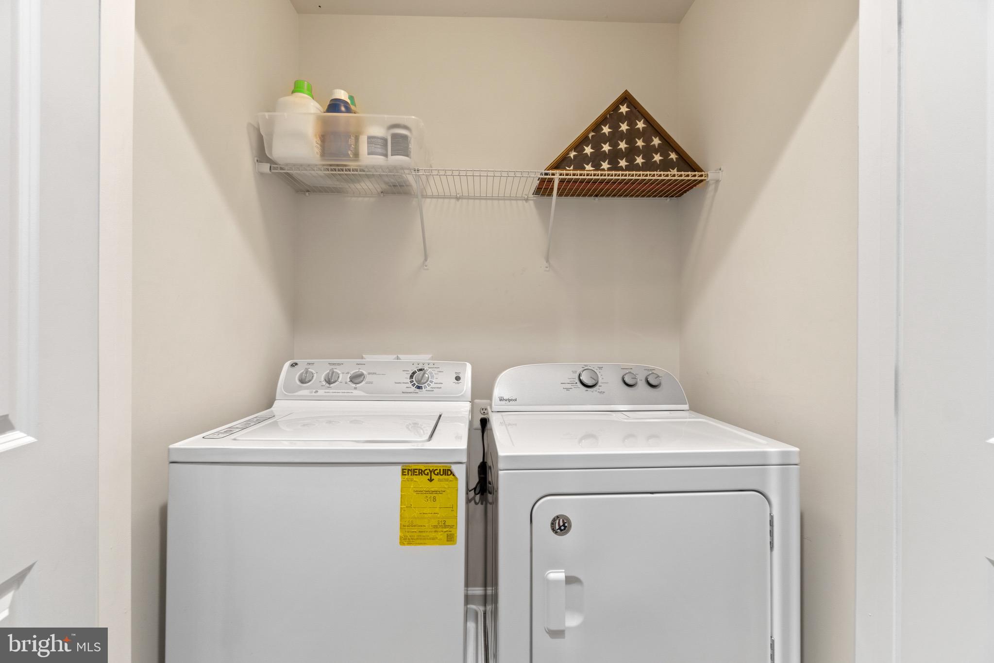 7905 Silver Oak Road Hanover, MD 21076 - Photo 22 of 25 Bedroom-level laundry closet with full-sized units