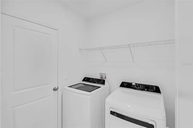 a room with storage and utility