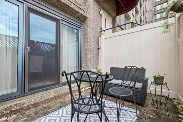 a view of a table and chairs in the kitchen