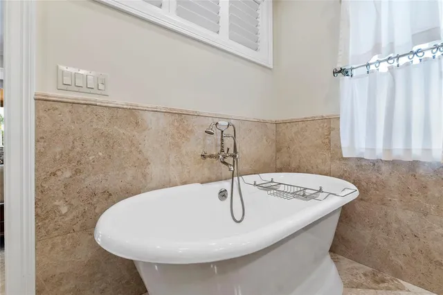 a view of a yard with an outdoor space