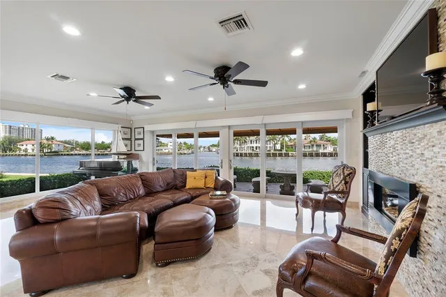 a large kitchen with a table and chairs in it