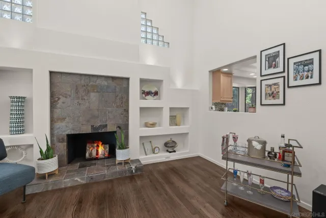 a outdoor living room with furniture