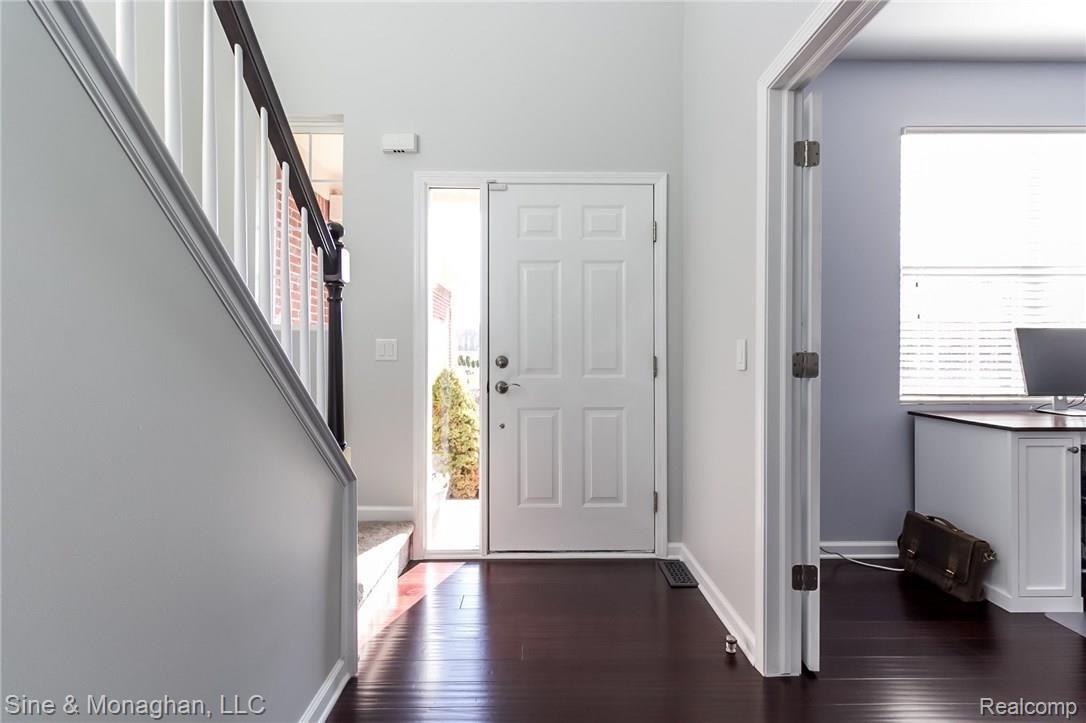 Entry with Wood Flooring