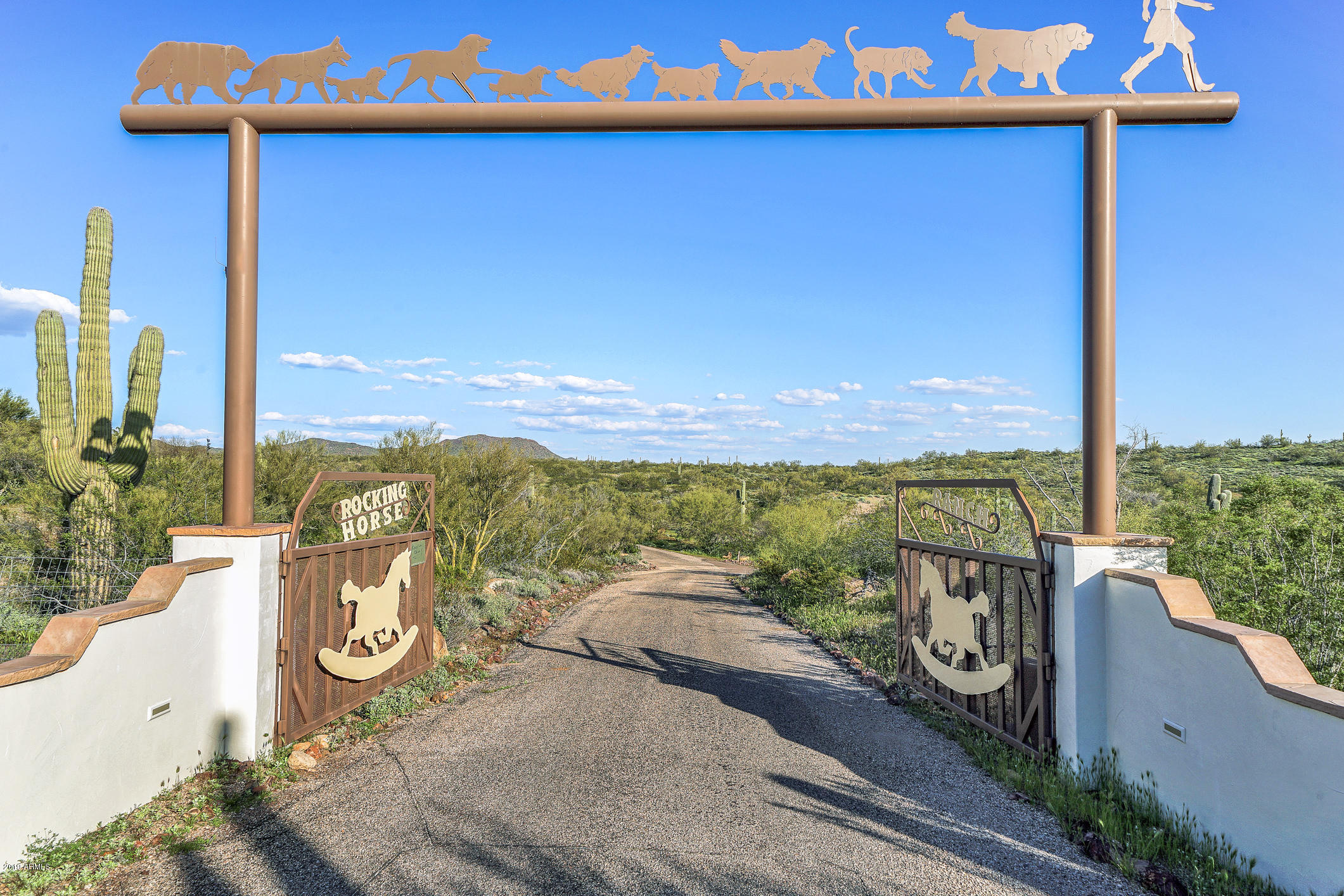 28331 West Rocking Horse Lane Morristown, AZ 85342 - Photo 9 of 85 150-FrontEntry_Gate
