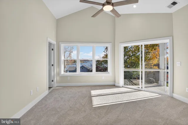 wooden floor and windows in a room