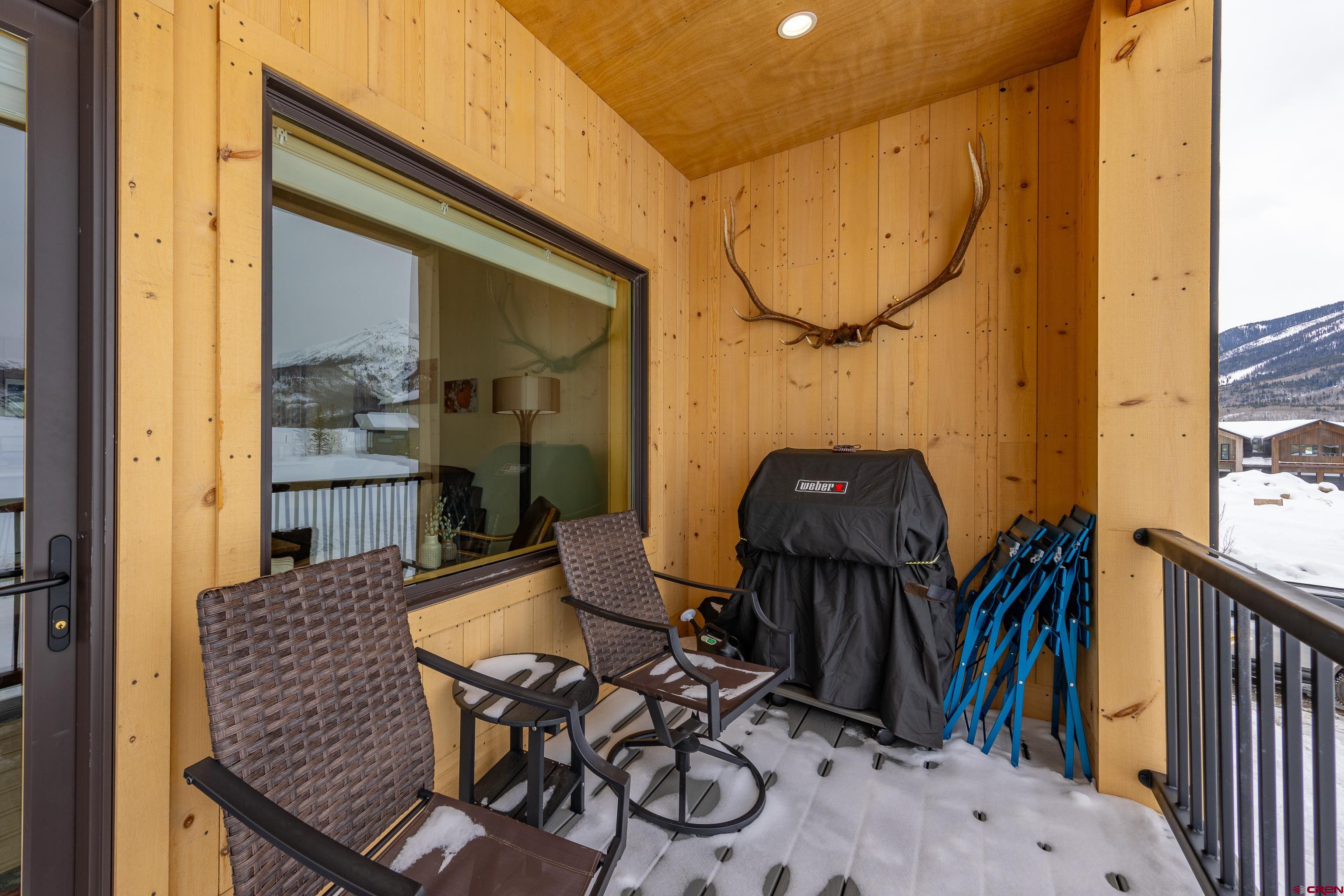 101 Elk Valley Road, Unit B Crested Butte, CO 81224 - Photo 19 of 33 a view of balcony with furniture