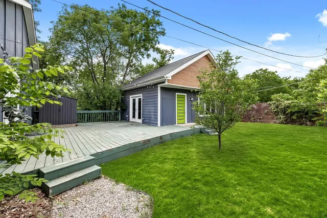 a house with a large outdoor space