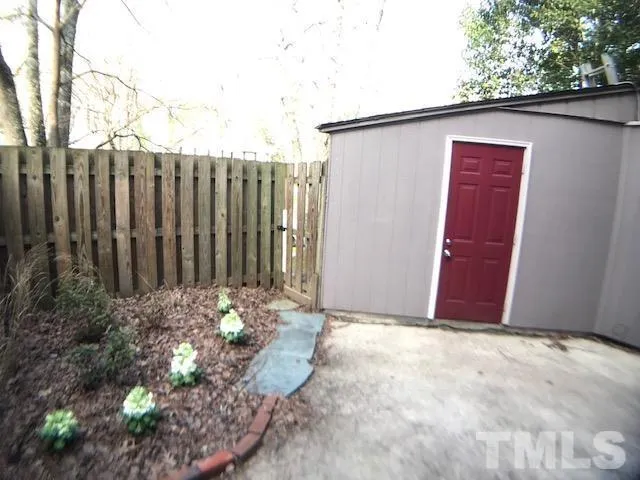 a view of water heater room
