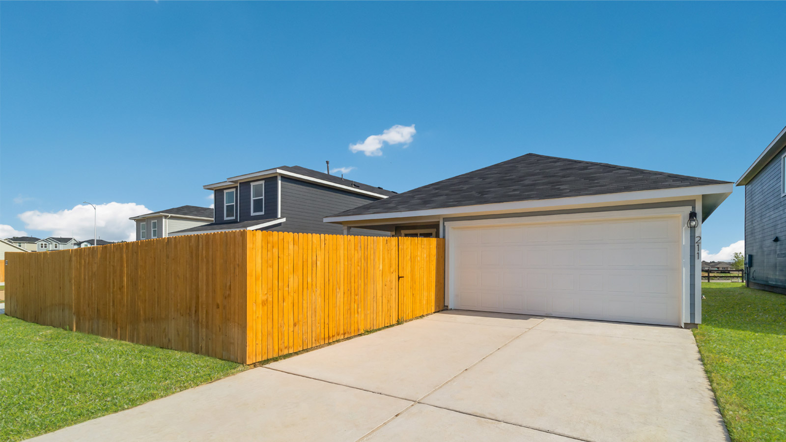 204 Constanza Trail Bastrop, TX 78602 - Photo 5 of 22 a view of backyard with garage