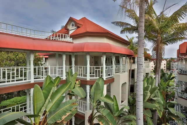 a view of a house with sitting area