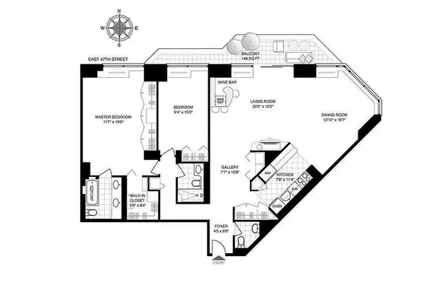 $8,500 | 240 East 47th Street, Unit 30C | Midtown East
