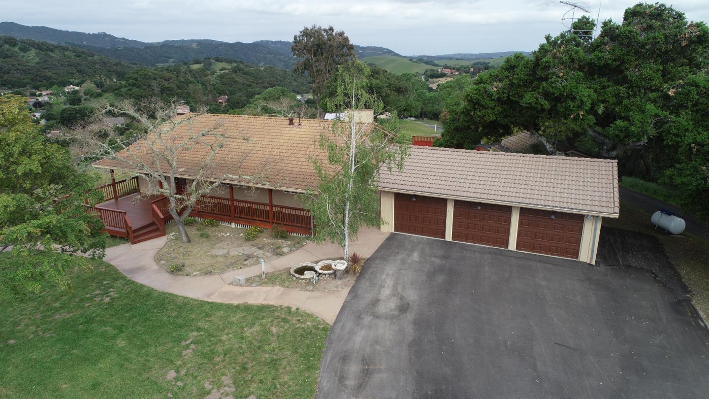 451 Corral De Tierra Road Salinas, CA 93908 - Photo 49 of 55 an aerial view of a house with a yard