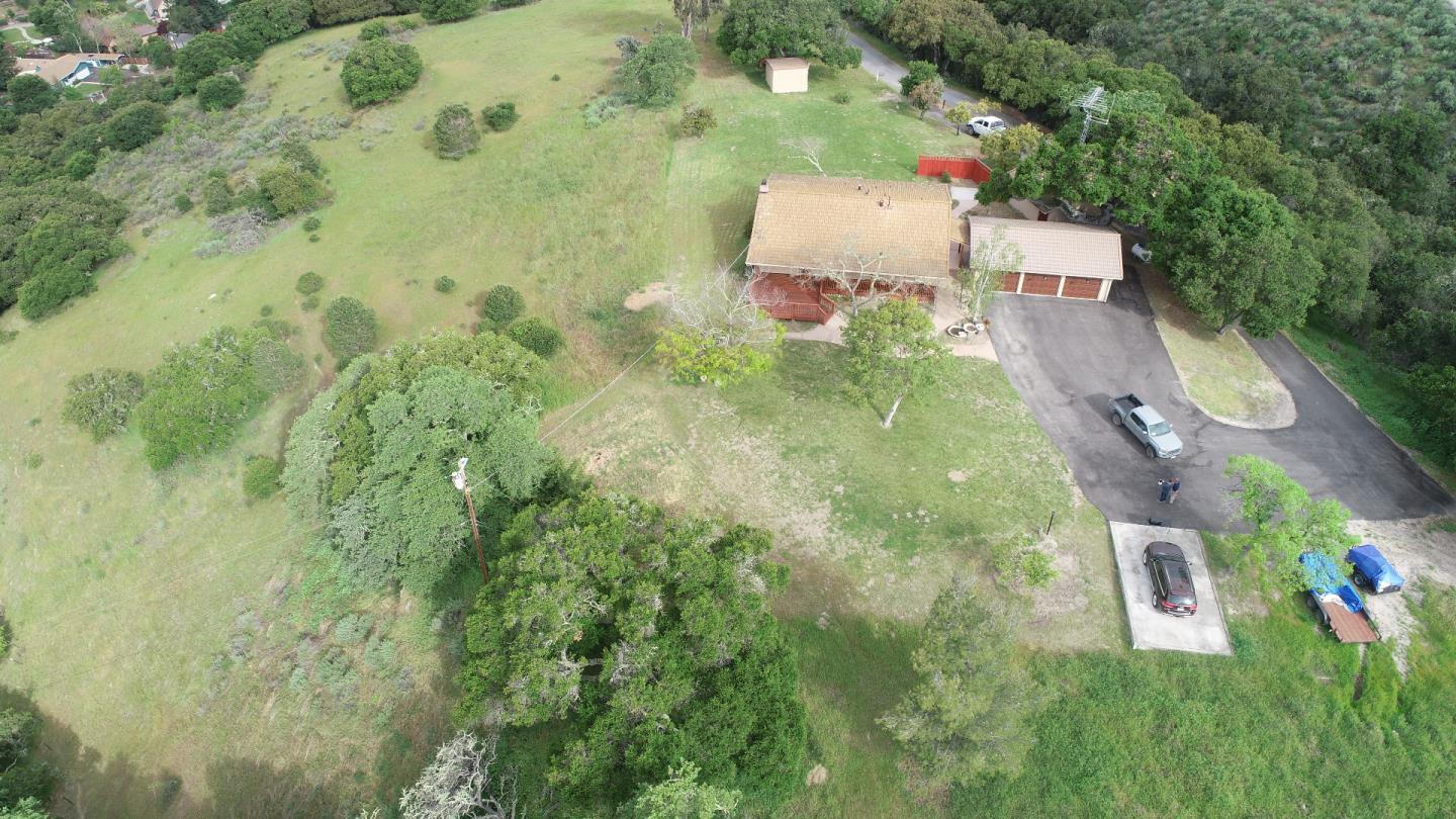 451 Corral De Tierra Road Salinas, CA 93908 - Photo 50 of 55 an aerial view of residential house with outdoor space and trees all around