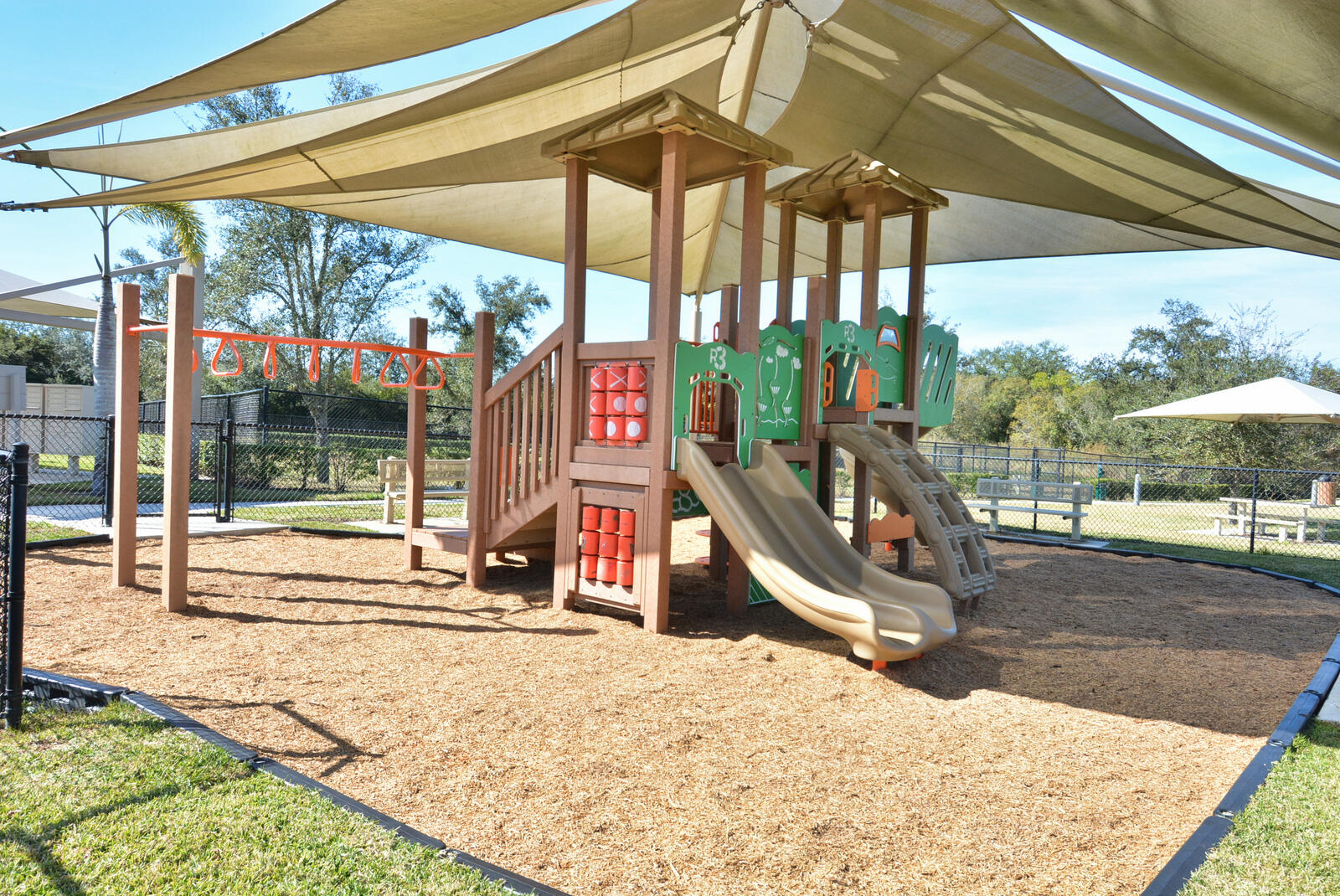 3524 Carriage Pointe Circle Fort Pierce, FL 34981 - Photo 54 of 55 a view of a swimming pool with a lounge chair