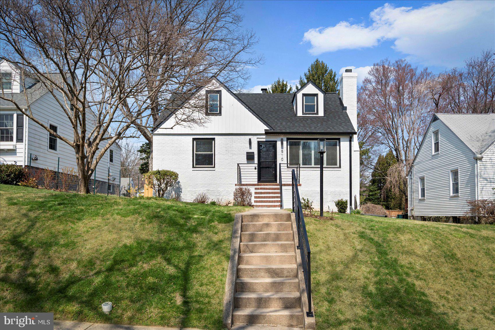 510 Overcrest Road Towson, MD 21286 - Photo 6 of 47 a front view of a house with a yard