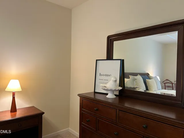 a close view of sink and a mirror
