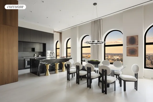 a kitchen with granite countertop a stove and a sink